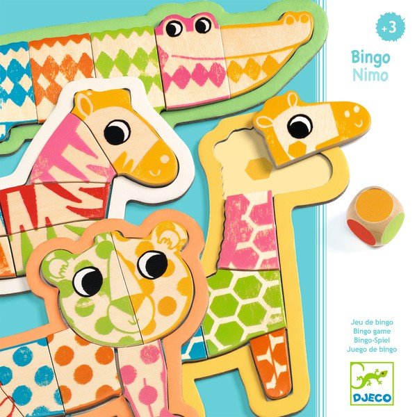 Puzzle per bambini in legno Bingonimo - Djeco-image-1