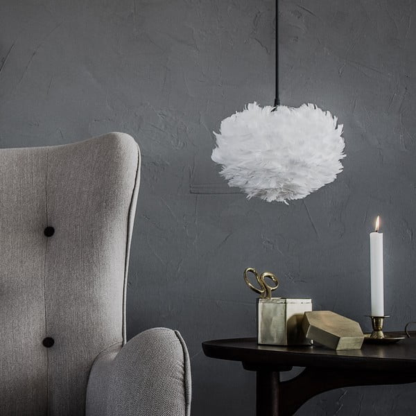 Paralume in piuma d'oca bianca EOS, ⌀ 22 cm Eos - UMAGE-image-3