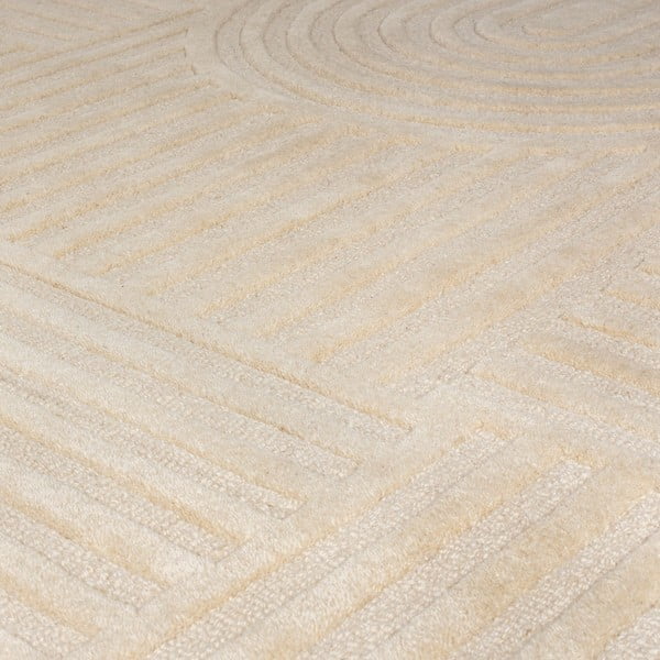 Tappeto beige in lana 60x230 cm Zen Garden - Flair Rugs-image-3