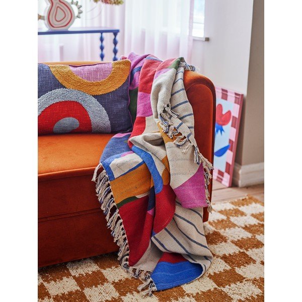 Coperta in misto cotone 130x160 cm Artista – Bloomingville-image-1