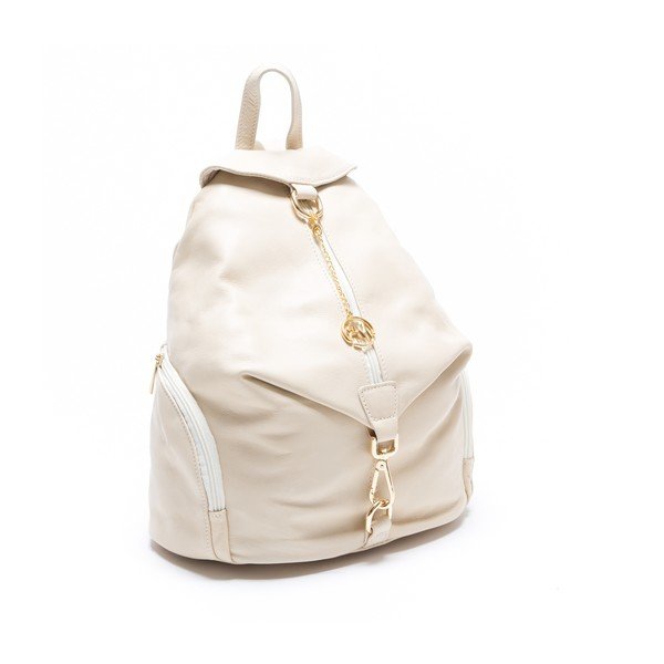Kožený batoh Roberta M. 2079 Beige-image-2
