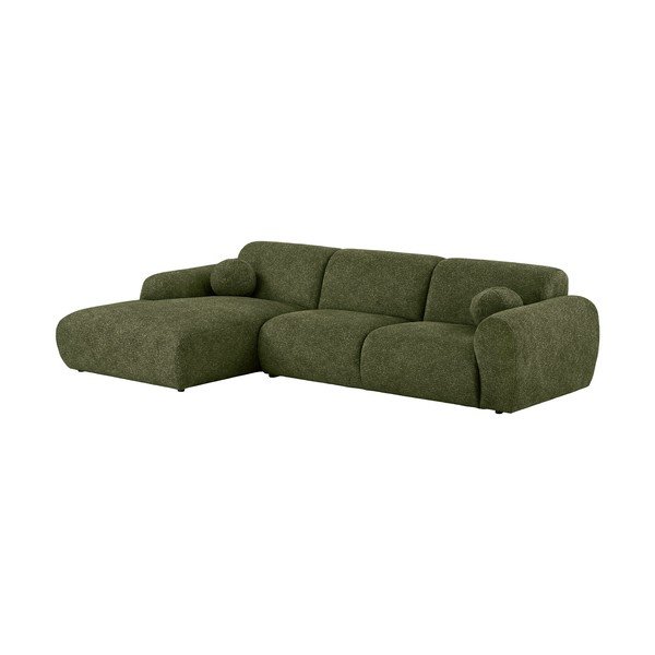 Divano angolare verde (con penisola a sinistra/con chaise lounge) Clyde – House Nordic-image-2