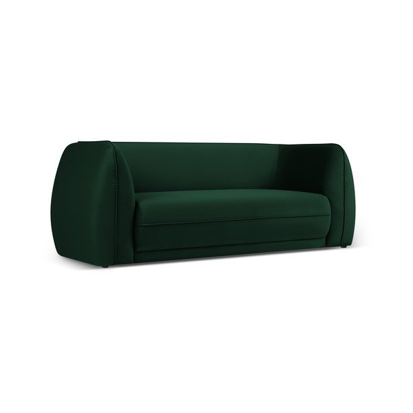 Divano in velluto verde 190 cm Lando - Micadoni Home-image-2