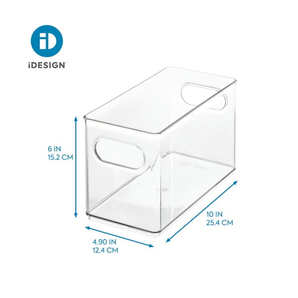 Scatola trasparente iDesign The Home Edit, 25,4 x 12,7 cm - iDesign/The Home Edit-image-4