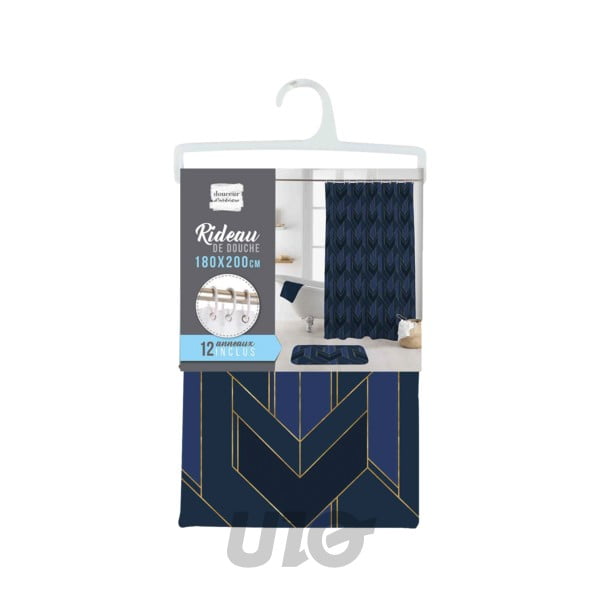 Tenda da doccia 180x200 cm Achille - douceur d'intérieur-image-2