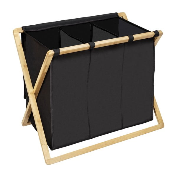 Cesto portabiancheria in tessuto 93 l Ecori - Wenko-image-4