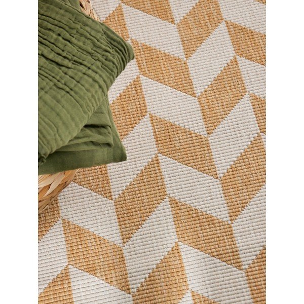 Passatoia da interno ed esterno giallo ocra/color crema 80x200 cm Haringey Terrick – Ted Baker-image-3