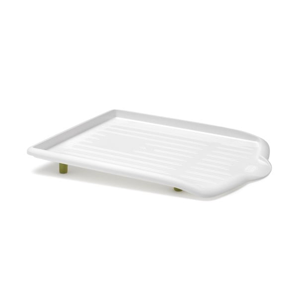 Vaschetta di raccolta bianca con piedini verdi - Addis