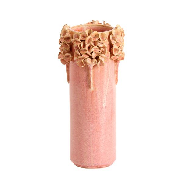 Vaso rosa in ceramica (altezza totale 31 cm) Luserna – Light & Living