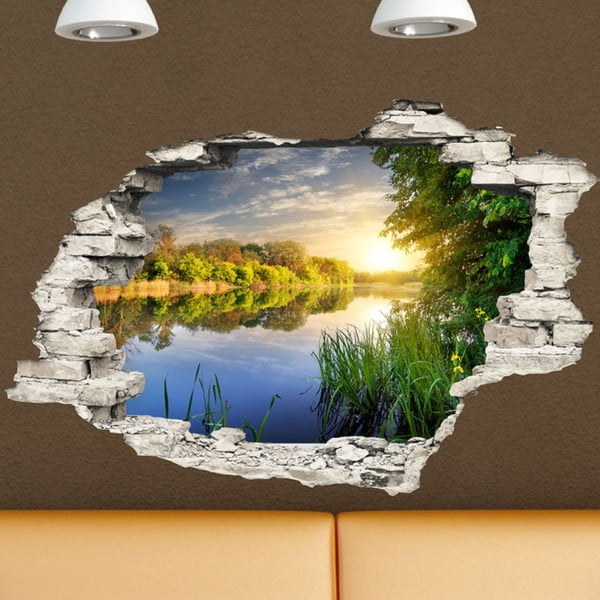 Adesivo murale Lago, 60 x 90 cm - Ambiance-image-1