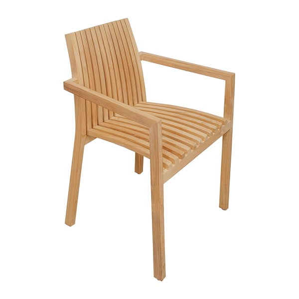 Set di 2 sedie da giardino in legno in colore naturale Navy - Ezeis