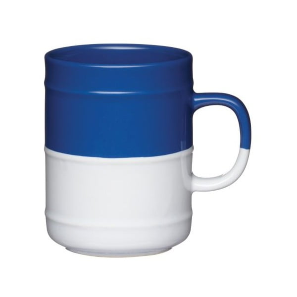 Modrobílý hrnek, 300 ml