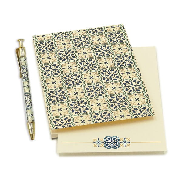 Quaderno con penna 50 pagine formato A6 Quadrilobe - Kartos