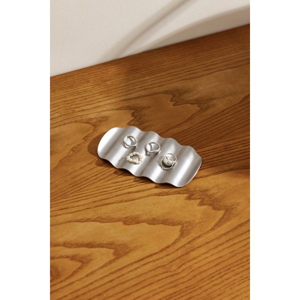 Portasaponetta argentato in acciaio inox Olbi – noo.ma-image-2