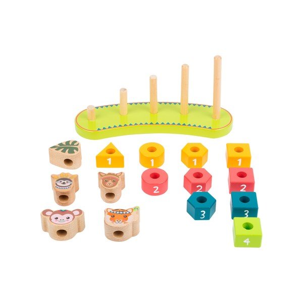 Puzzle in legno per bambini Jungle - Legler-image-1