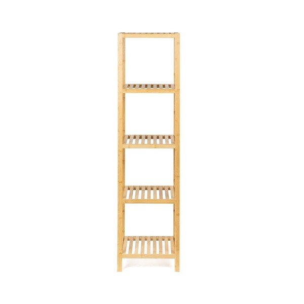 Scaffale per il bagno di colore naturale in bambù 37x140 cm Skaren – Bonami Essentials-image-2