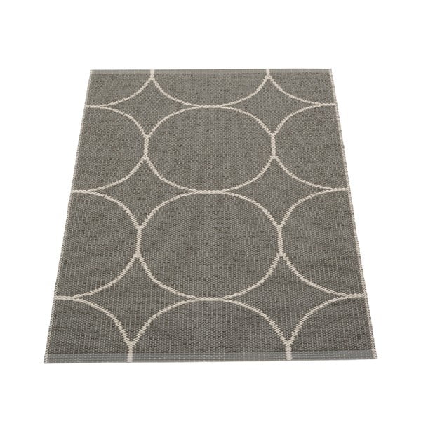 Tappeto da interno/esterno grigio scuro 70x100 cm Boo Charcoal Linen – Pappelina