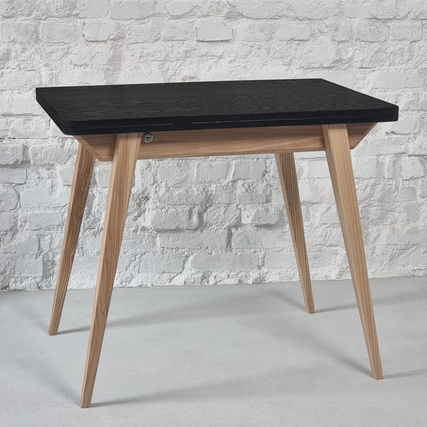 Tavolo da pranzo con piano effetto frassino allungabile 65x90 cm Envelope – Ragaba-image-4