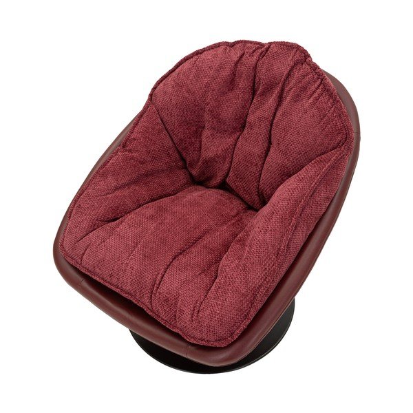 Poltrona burgundy girevole Retro Style – Mauro Ferretti-image-3