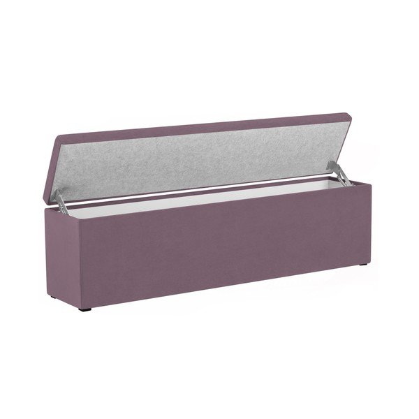 Pouf viola lavanda , 200 x 46 cm Ancona - Mazzini Sofas-image-4