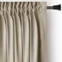 Tenda parzialmente oscurante marrone/beige in velluto 140x245 cm Pleat – Restilo