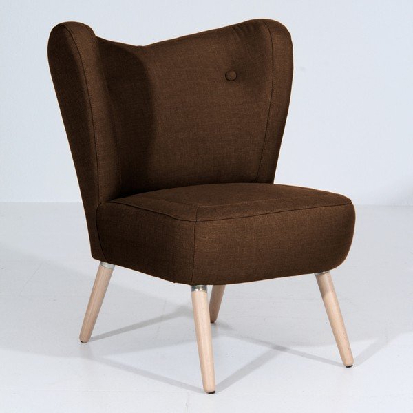 Poltrona marrone scuro Sari - Max Winzer