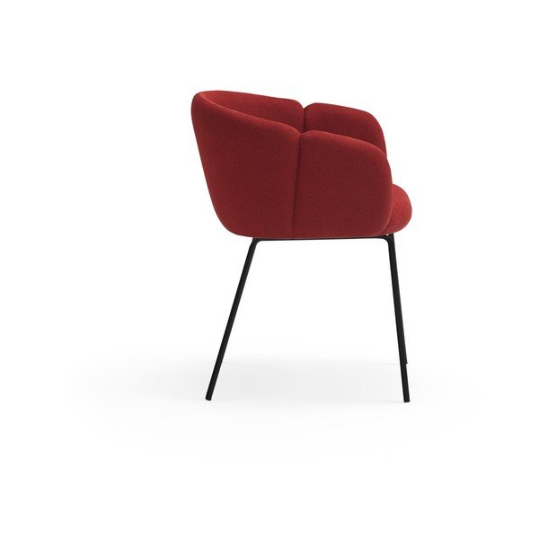 Sedia da pranzo burgundy in imbottito Add – Teulat-image-2