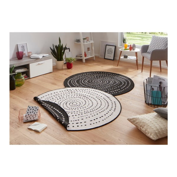 Tappeto nero per esterni , ø 140 cm Bali - NORTHRUGS-image-3