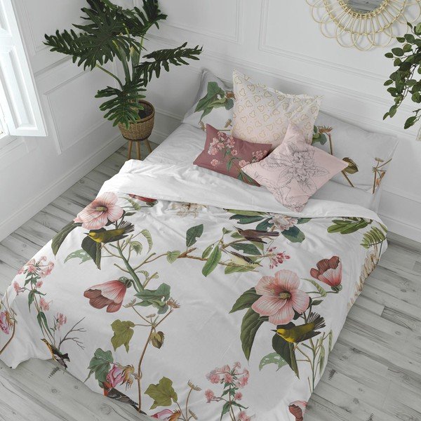 Copripiumino in cotone Basic , 140 x 200 cm Blooming - Happy Friday-image-3