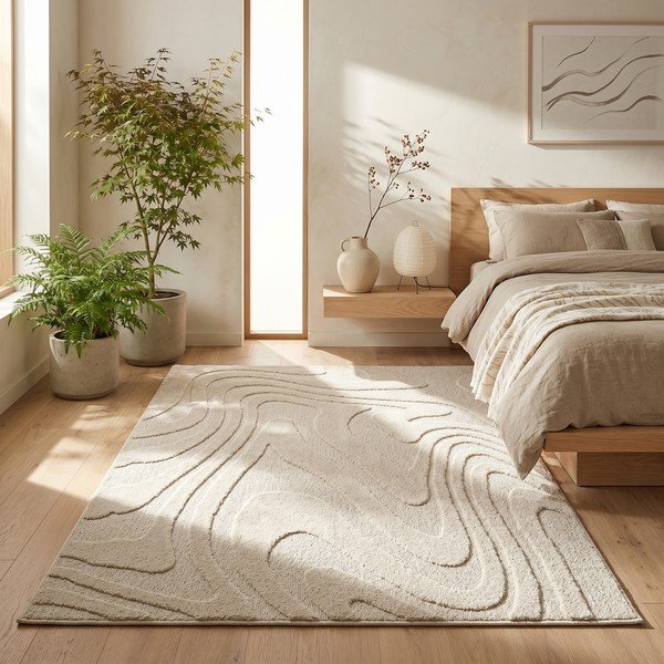 Tappeto beige 120x170 cm Dune - ESTE-image-3
