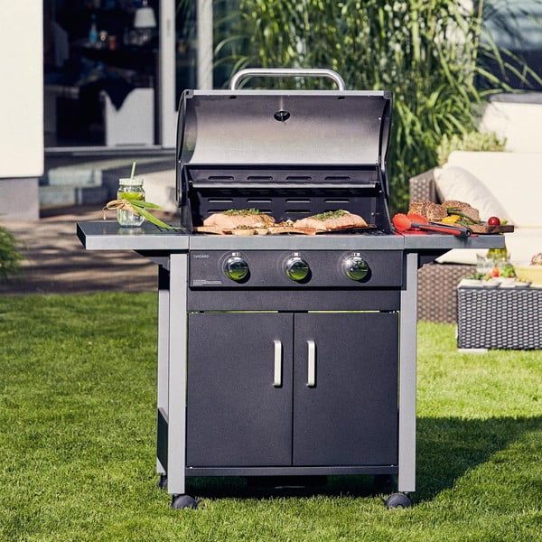 Grill a gas per esterni Chicago 3 nero Chigaco 3 - ENDERS-image-1