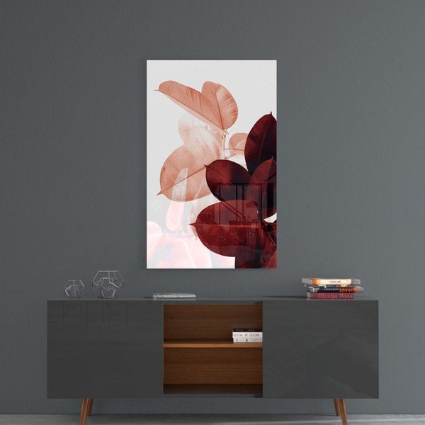 Pittura su vetro Blanche , 46 x 72 cm Yaprak - Insigne-image-1