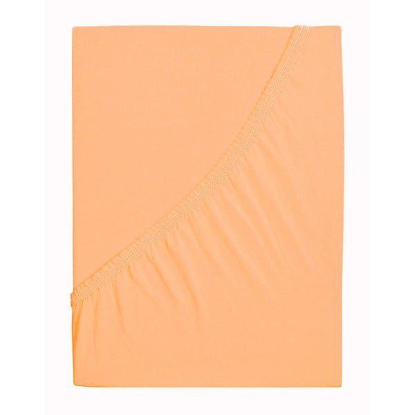 Lenzuolo elasticizzato color salmone 120x200 cm - B.E.S.