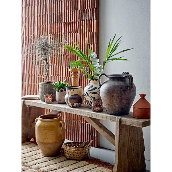 Vaso in gres crema (altezza 24 cm) Heikki - Bloomingville-image-2