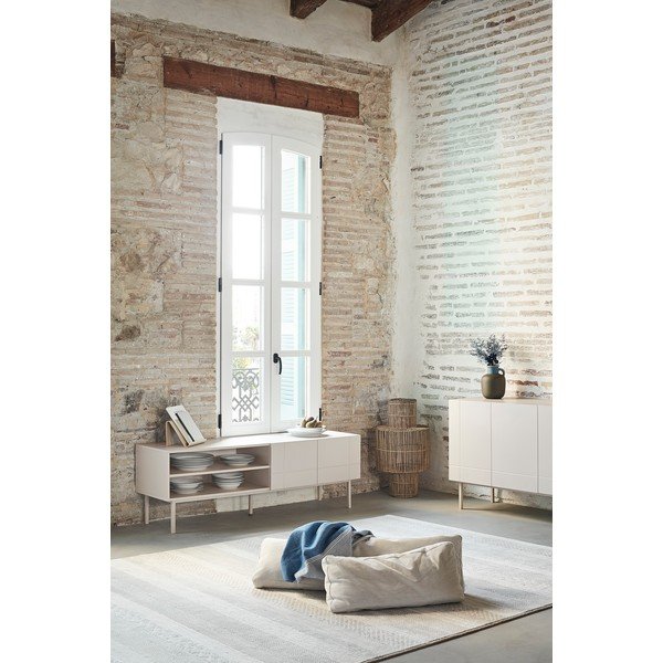 Cassettiera grigia e bianca Linea - Teulat-image-4