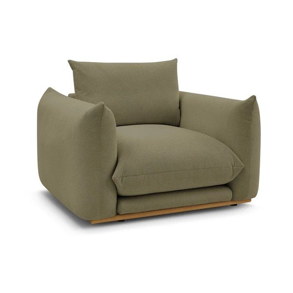 Poltrona in verde chiaro Ernest – Bobochic Paris