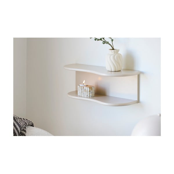 Mensola beige con ripiani multipli 44 cm Botta – House Nordic-image-1