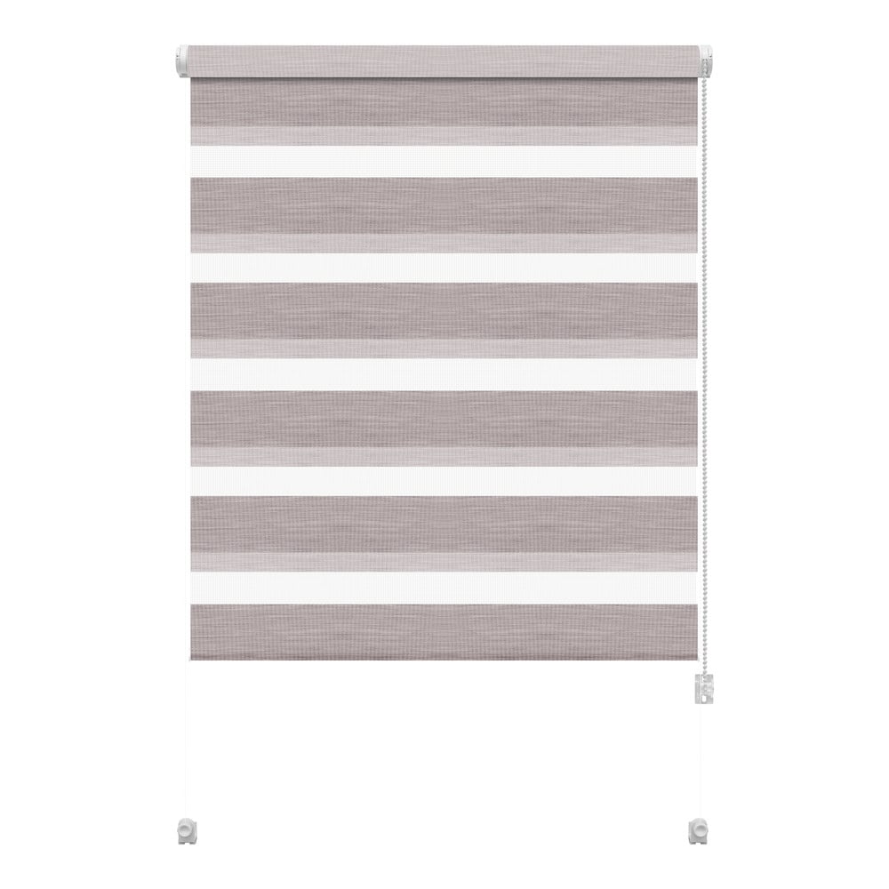 Tenda a pacchetto giorno/notte grigio tortora 97x150 cm Zebra Silvalin – Gardinia | Tende a pacchetto