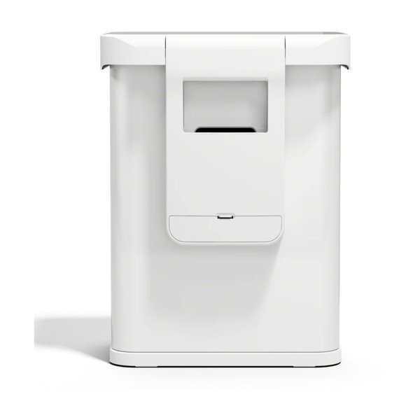 Cestino per la spazzatura bianco opaco in acciaio con sensori contactless 58 l Sensor – simplehuman-image-3