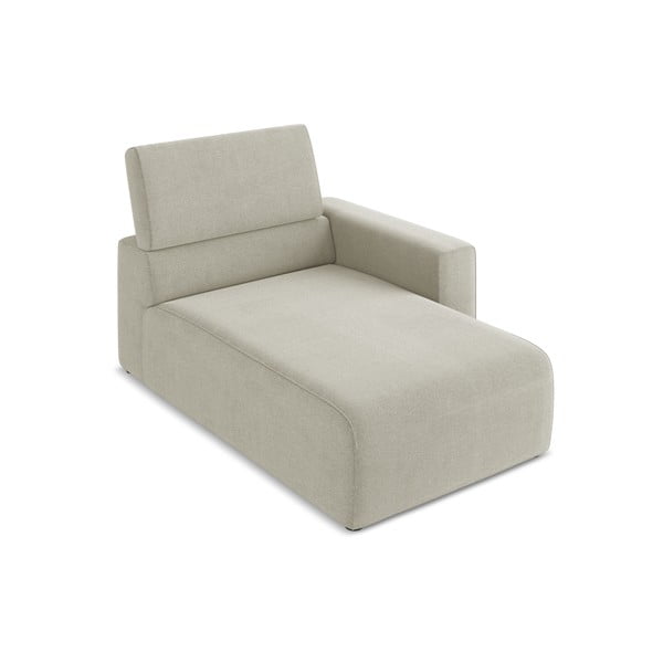 Parte divano componibile beige (con penisola a destra) Kalea – Makamii-image-1