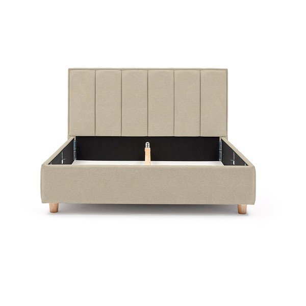 Letto matrimoniale beige con griglia e contenitore Wega, 180 x 200 cm - ProSpánek-image-3