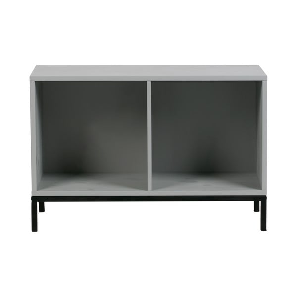 Libreria modulare grigia in legno di pino 81x41 cm Vt - vtwonen-image-3