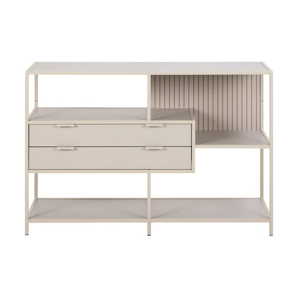 Libreria grigia 114x78x35 cm Seaford - Actona