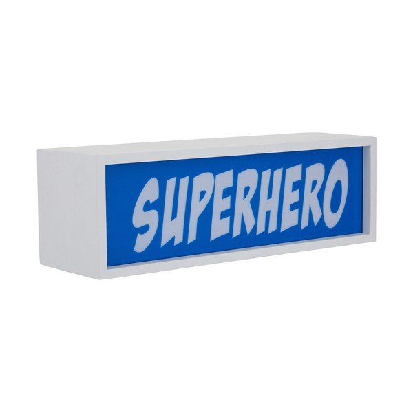 Decorazione luminosa blu con alimentazione a batteria Superhero – Premier Housewares-image-3