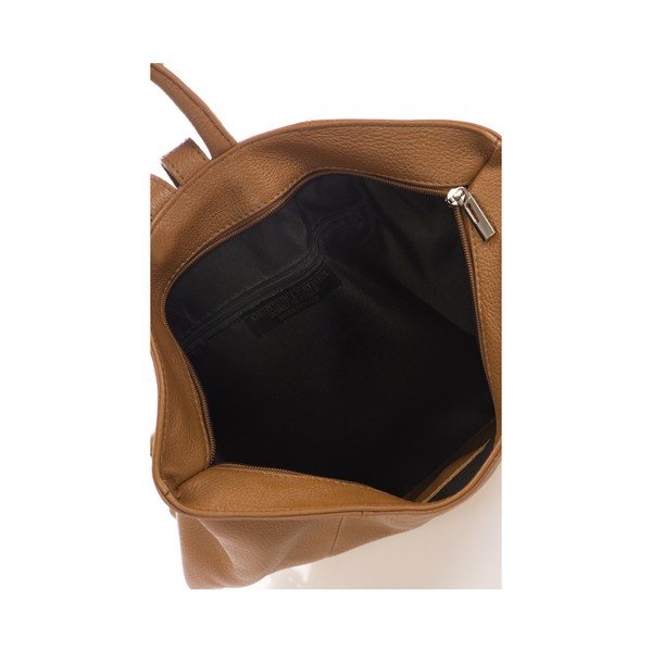 Zaino in pelle marrone cognac Narni - Lisa Minardi-image-3