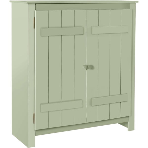 Madia in legno di pino verde chiaro 100x110 cm Bertram - Støraa-image-2