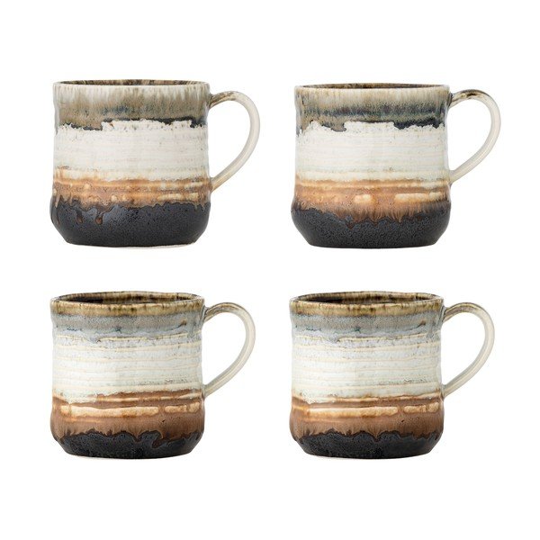 Tazze in set in gres 4 pz 380 ml Deana – Bloomingville