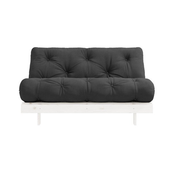 Divano letto nero 140 cm Roots - Karup Design-image-3