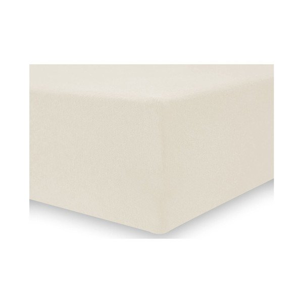 Lenzuolo elastico crema Nefrite, 120-140 cm - DecoKing-image-2