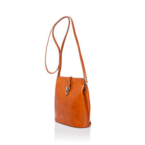 Borsa in pelle marrone cognac Silverio - Massimo Castelli-image-2
